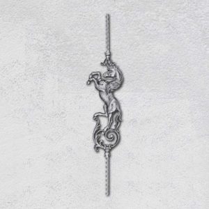 horse sign wrought iron