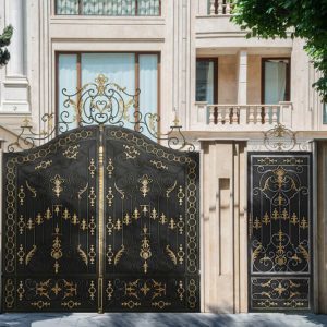 wrought iron gate