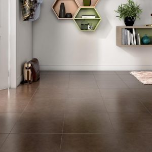 brown floor tile