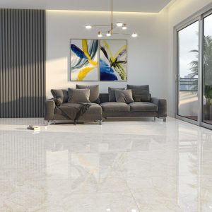 polish floor tile