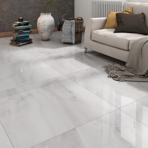 Polish floor tile