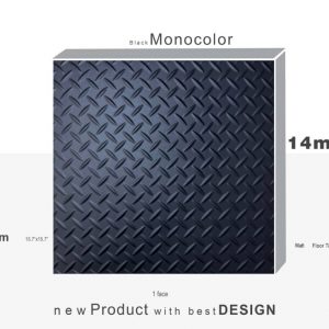 black monocolor heavy duty tiles